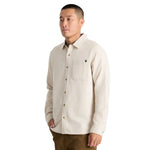 Roark 01. MENS APPAREL - MENS LS SHIRTS - MENS LS BUTTON UP Men's Crossroads Organic Cotton Flannel FOS FOSSIL STRIPE