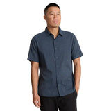 Roark 01. MENS APPAREL - MENS SS SHIRTS - MENS SS BUTTON UP Men's Bless Up Breathable Stretch Shirt NV2 NAVY 2