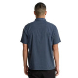 Roark 01. MENS APPAREL - MENS SS SHIRTS - MENS SS BUTTON UP Men's Bless Up Breathable Stretch Shirt NV2 NAVY 2
