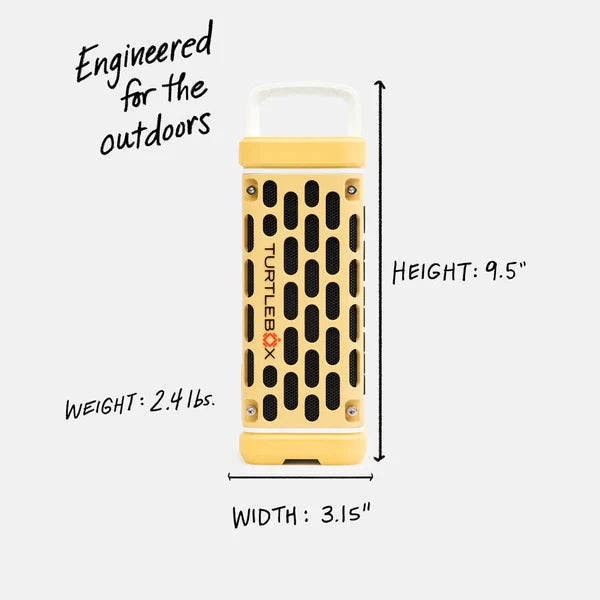 Turtlebox 12. HARDGOODS - ELECTRONICS - HEADPHONES|SPEAKER Ranger Speaker FIGHTING LADY YELLOW