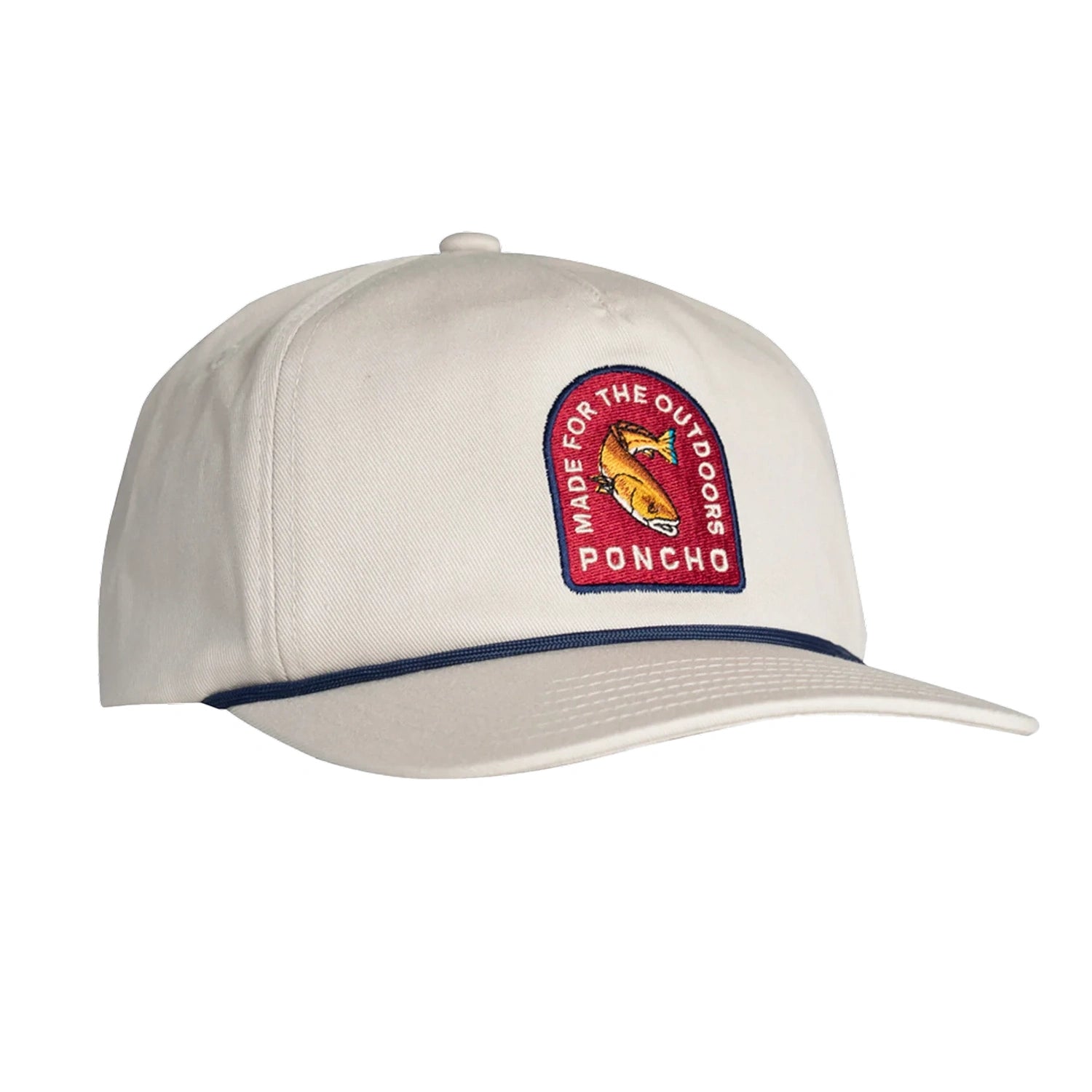 Poncho Outdoors 11. HATS - HATS BILLED - HATS BILLED Poncho Rope Hat REDFISH