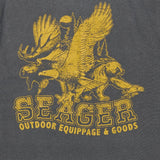 Seager 01. MENS APPAREL - MENS T-SHIRTS - MENS T-SHIRT SS Premium Reserve Tee PIGMENT BLACK