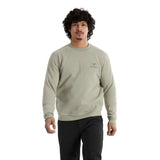 Arc'teryx 01. MENS APPAREL - MENS HOODIES|SWEATERS - MENS PO SWEATERS Men's Emblem Fleece Crew Neck Pullover 019001 HABITAT