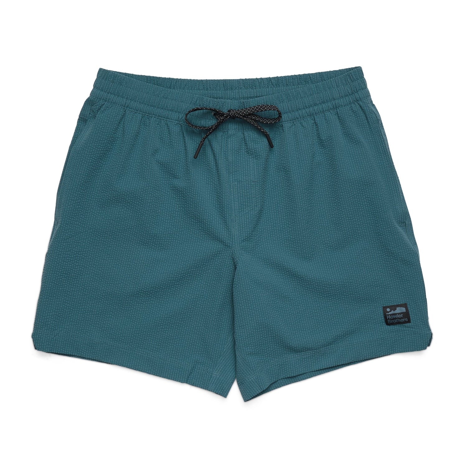 Howler Bros 01. MENS APPAREL - MENS SHORTS - MENS SHORTS ACTIVE Men's Salado Shorts SEERSUCKER | DARK TEAL