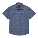 Howler Bros 01. MENS APPAREL - MENS SS SHIRTS - MENS SS BUTTON UP Men's H Bar B Snapshirt BOUQUETS | WASHED INDIGO
