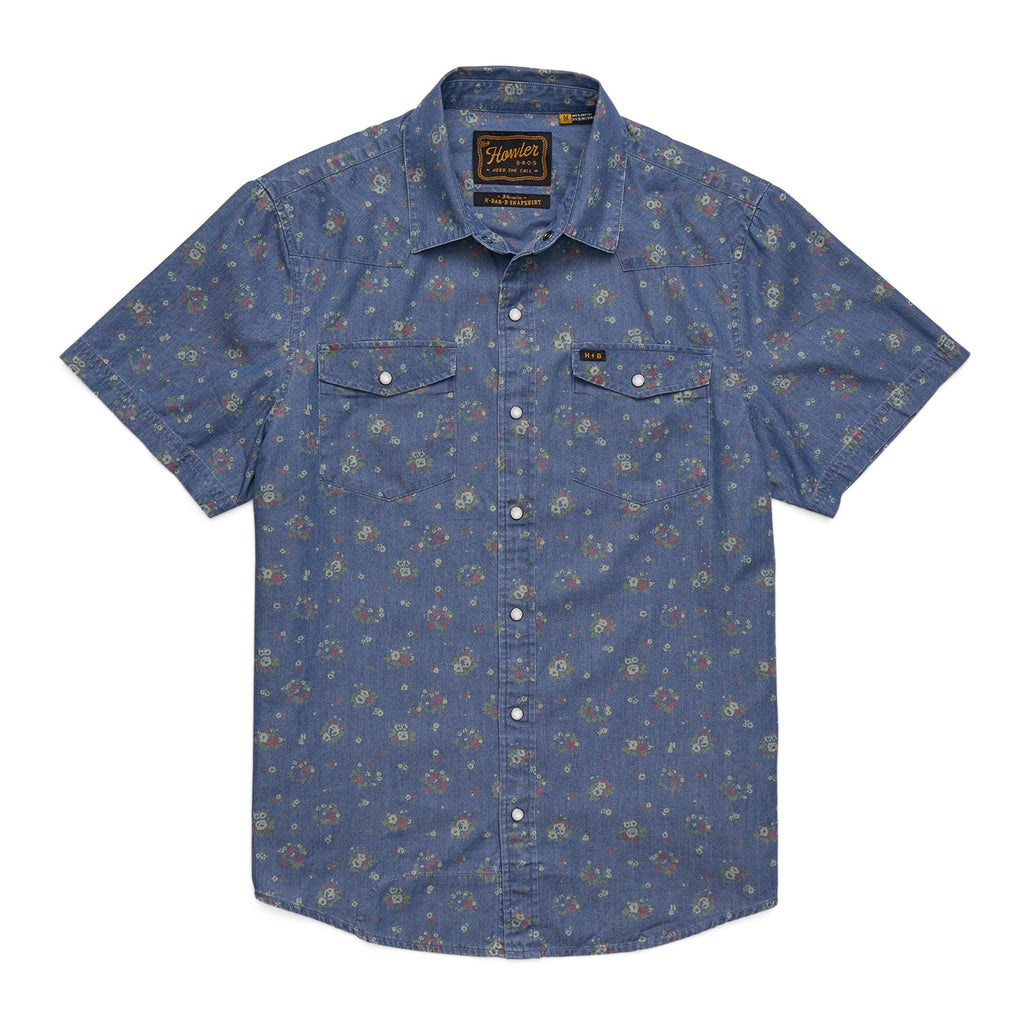 Men’s H Bar B Snapshirt Howler Bros - BOUQUETS | WASHED