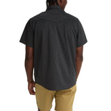 Howler Bros 01. MENS APPAREL - MENS SS SHIRTS - MENS SS BUTTON UP Men's Open Country Tech Shirt SUPERNOVAS | ANTIQUE BLACK