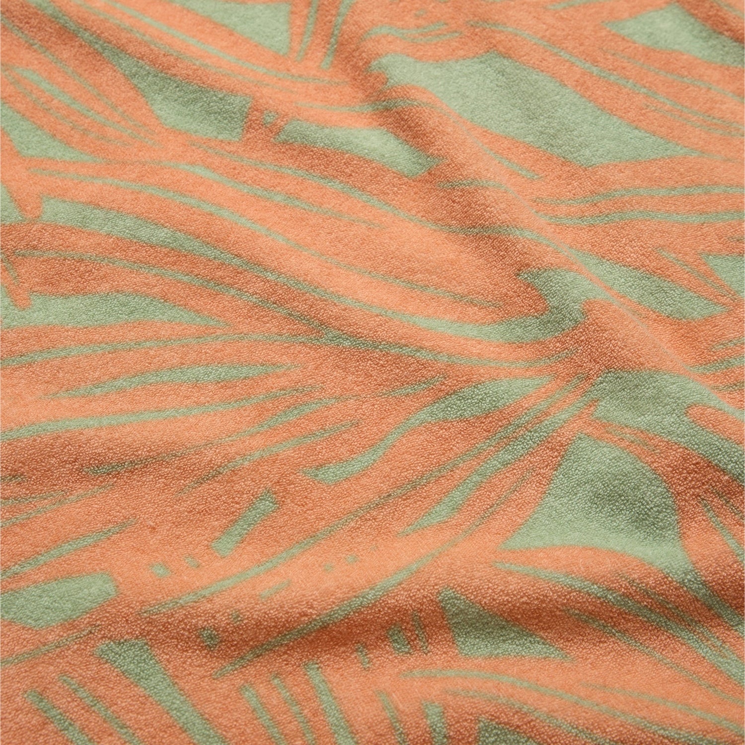 Howler Bros 01. MENS APPAREL - MENS SS SHIRTS - MENS SS BUTTON UP Men's Palapa Terry Shirt FULL FRONDAL | DREAMSICLE