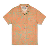 Howler Bros 01. MENS APPAREL - MENS SS SHIRTS - MENS SS BUTTON UP Men's Palapa Terry Shirt FULL FRONDAL | DREAMSICLE