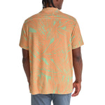 Howler Bros 01. MENS APPAREL - MENS SS SHIRTS - MENS SS BUTTON UP Men's Palapa Terry Shirt FULL FRONDAL | DREAMSICLE