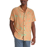 Howler Bros 01. MENS APPAREL - MENS SS SHIRTS - MENS SS BUTTON UP Men's Palapa Terry Shirt FULL FRONDAL | DREAMSICLE