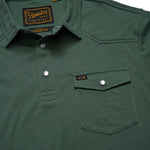 Howler Bros 01. MENS APPAREL - MENS SS SHIRTS - MENS SS POLO Men's Ranchero Polo FERN GREEN