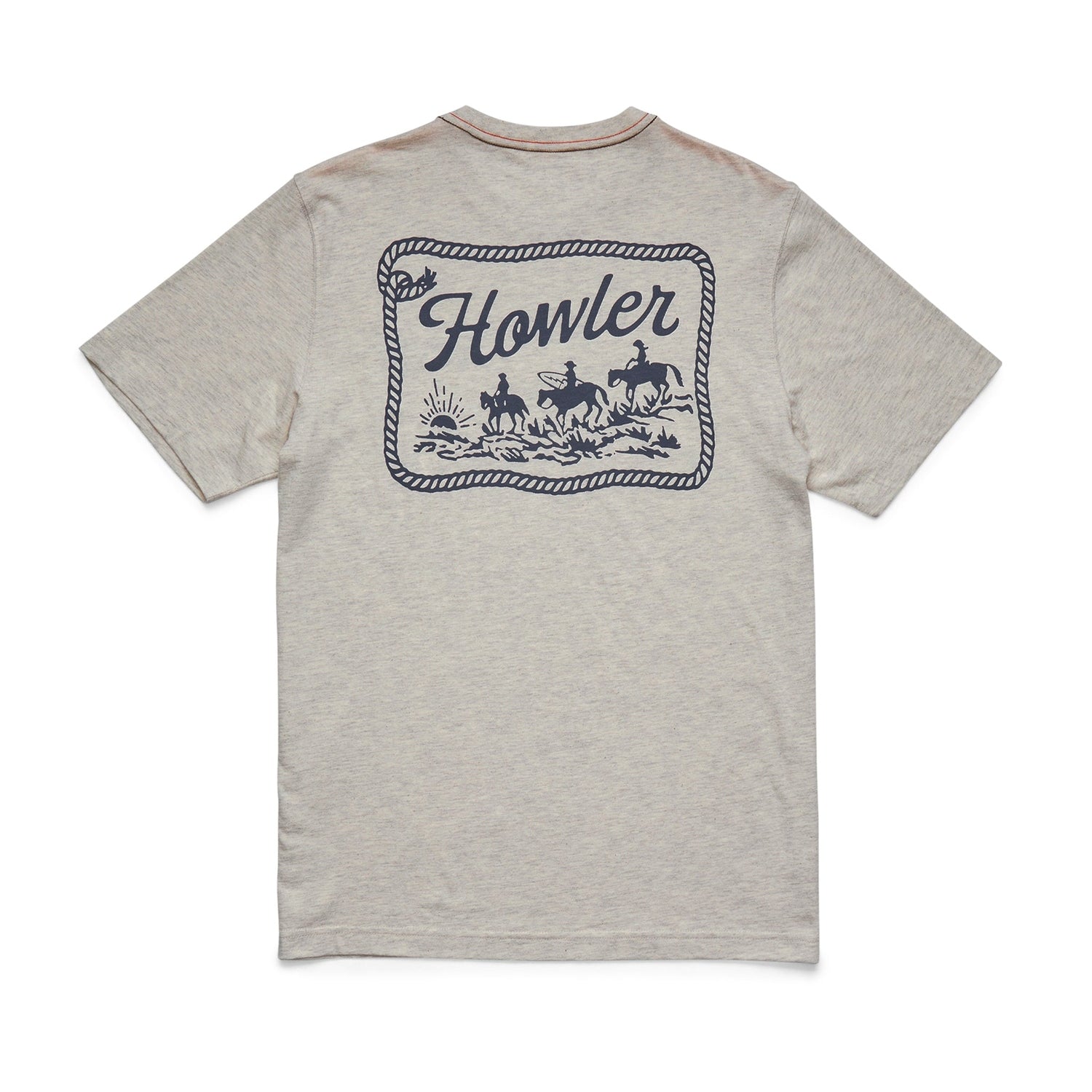 Howler Bros 01. MENS APPAREL - MENS T-SHIRTS - MENS T-SHIRT SS Men's Graphic Shirt HOWLER POSSE | HEATHER GREY