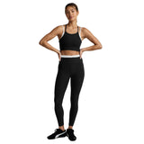 Beyond Yoga 02. WOMENS APPAREL - WOMENS PANTS - WOMENS PANTS LEGGINGS Women's Spacedye Layered High Waisted Midi Leggings DARKEST NIGHT