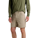 Free Fly Apparel 01. MENS APPAREL - MENS SHORTS - MENS SHORTS CASUAL Men's TopoGrid Short VINTAGE KHAKI