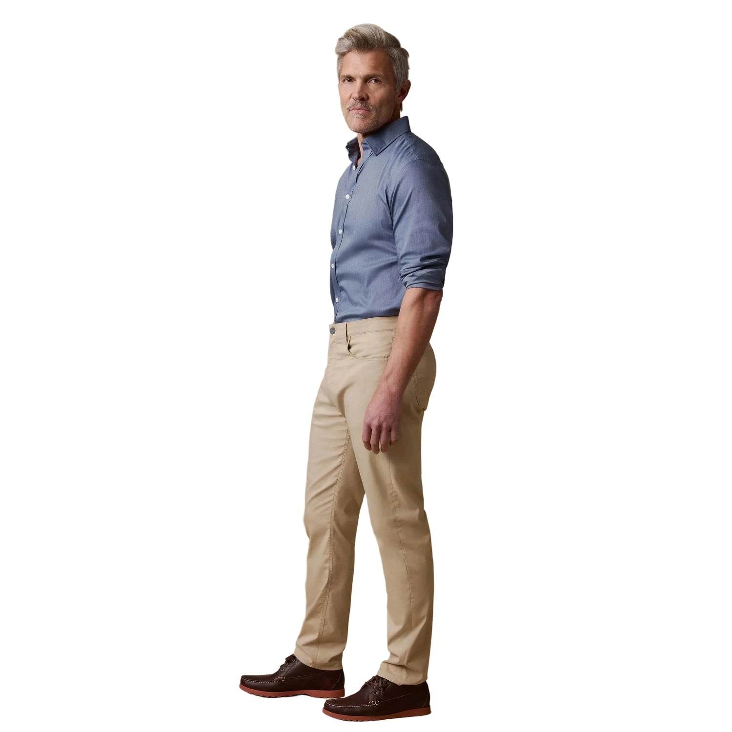 Faherty 01. MENS APPAREL - MENS PANTS - MENS PANTS CASUAL Men's Movement™ 5-Pocket Pant IWK ISLAND WEST KHAKI