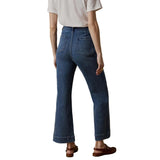 Women's Stretch Terry Patch Pocket Ankle Pants