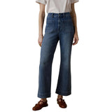 Women's Stretch Terry Patch Pocket Ankle Pants