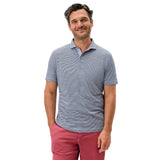 johnnie-O 01. MENS APPAREL - MENS SS SHIRTS - MENS SS POLO Men's Thatcher Performance Polo NAVY
