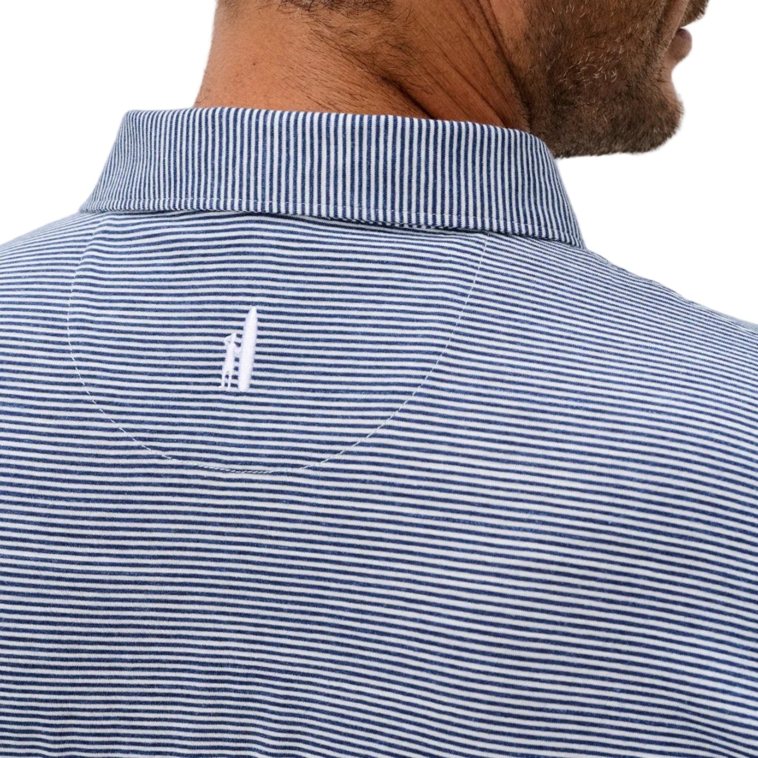 johnnie-O 01. MENS APPAREL - MENS SS SHIRTS - MENS SS POLO Men's Thatcher Performance Polo NAVY