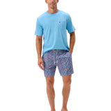 Men's Half Elastic 7" Swim Trunks - Freesia