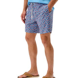 Men's Half Elastic 7" Swim Trunks - Freesia