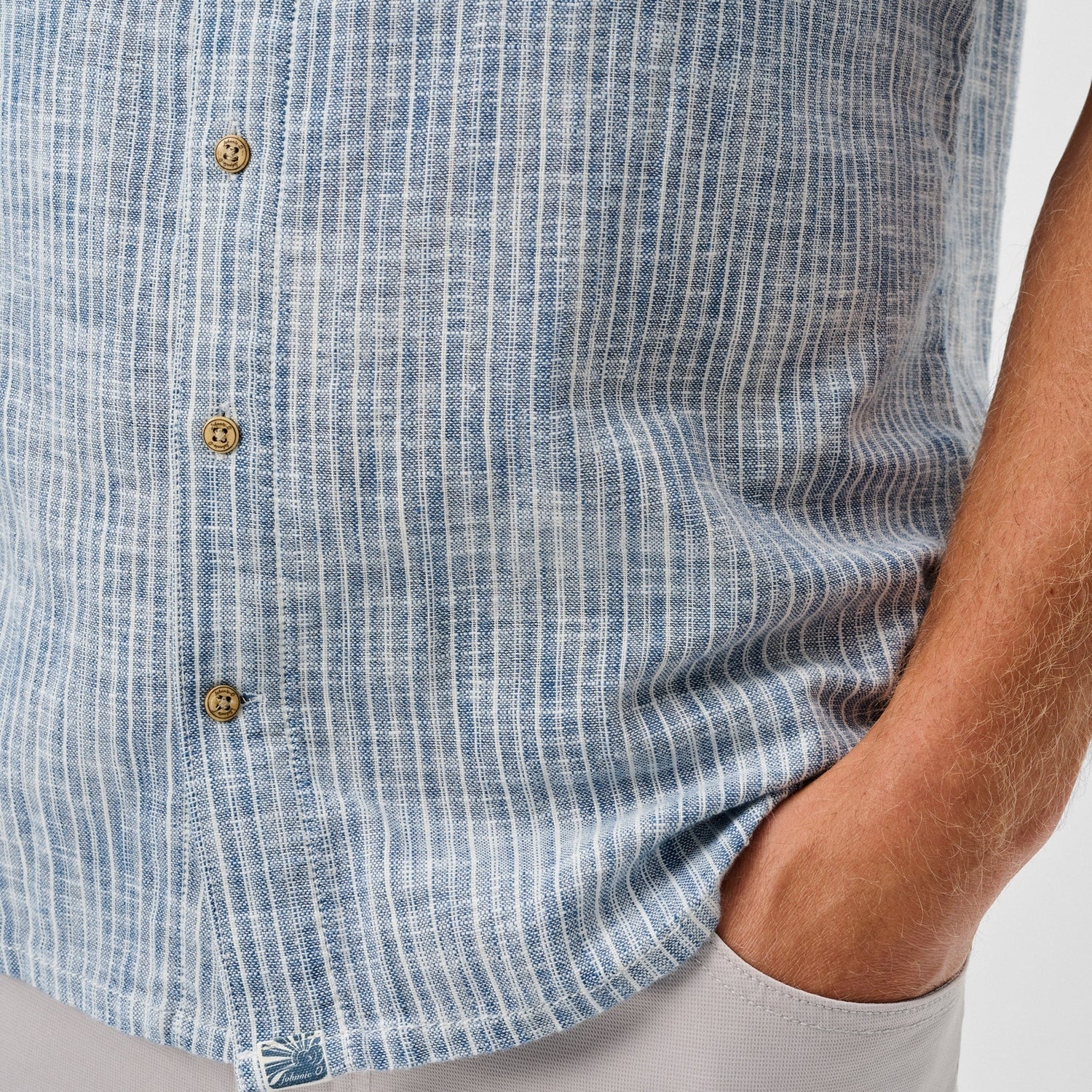 johnnie-O 01. MENS APPAREL - MENS SS SHIRTS - MENS SS BUTTON UP Men's Ennis Jersey Polo INDIGO