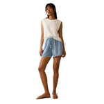 Faherty 02. WOMENS APPAREL - WOMENS SS SHIRTS - WOMENS TANK CASUAL Women's Unwashed Slub Muscle Tank WHT WHITE