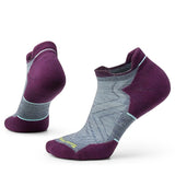 Smartwool 06. SOCKS - WOMENS SOCKS - WOMENS SOCKS LOW Women's Run Targeted Cushion Low Ankle Socks L88 PEWTER BLUE