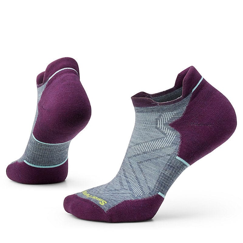 Smartwool 06. SOCKS - WOMENS SOCKS - WOMENS SOCKS LOW Women's Run Targeted Cushion Low Ankle Socks L88 PEWTER BLUE