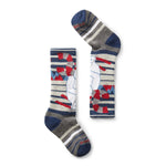 Smartwool 03. KIDS|BABY - KIDS - KIDS ACCESS Kids' Wintersport Yeti Pattern Over The Calf Socks B25 ALPINE BLUE