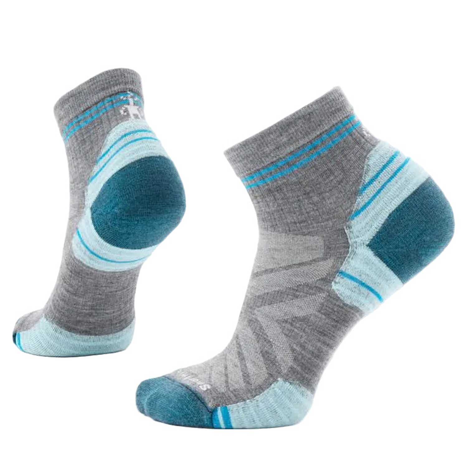 Smartwool 06. SOCKS - WOMENS SOCKS - WOMENS SOCKS LOW Women's Hike Targeted Cushion Ankle Socks 052 MEDIUM GRAY