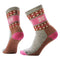 Smartwool 06. SOCKS - WOMENS SOCKS - WOMENS SOCKS CREW Women's Everyday Cozy Snowflake Dream Crew Socks G26 TAUPE-NAT MARL