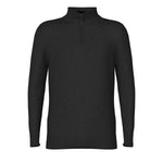 Smartwool 01. MENS APPAREL - MENS HOODIES|SWEATERS - MENS PO Q ZIP Men's Sparwood 1/2 Zip Sweater 010 CHARCOAL HEATHER