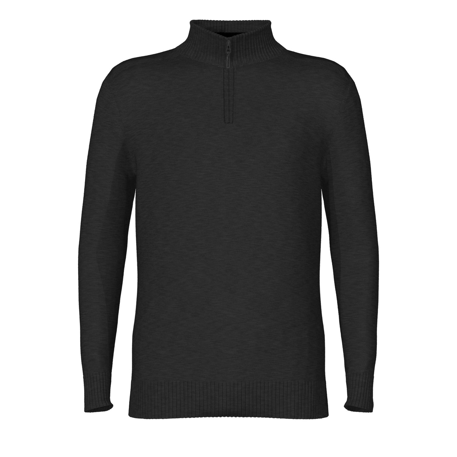 Smartwool 01. MENS APPAREL - MENS HOODIES|SWEATERS - MENS PO Q ZIP Men's Sparwood 1/2 Zip Sweater 010 CHARCOAL HEATHER