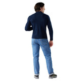 Smartwool 01. MENS APPAREL - MENS HOODIES|SWEATERS - MENS PO Q ZIP Men's Sparwood 1/2 Zip Sweater 108 DEEP NAVY HEATHER