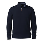 Smartwool 01. MENS APPAREL - MENS HOODIES|SWEATERS - MENS PO Q ZIP Men's Sparwood 1/2 Zip Sweater 108 DEEP NAVY HEATHER