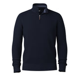 Smartwool 01. MENS APPAREL - MENS HOODIES|SWEATERS - MENS PO Q ZIP Men's Sparwood 1/2 Zip Sweater 108 DEEP NAVY HEATHER