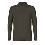 Smartwool 01. MENS APPAREL - MENS HOODIES|SWEATERS - MENS PO Q ZIP Men's Sparwood 1/2 Zip Sweater K90 NORTH WOODS HEATHER-WINTER MOSS HEATHER