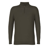 Smartwool 01. MENS APPAREL - MENS HOODIES|SWEATERS - MENS PO Q ZIP Men's Sparwood 1/2 Zip Sweater K90 NORTH WOODS HEATHER-WINTER MOSS HEATHER