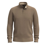Smartwool 01. MENS APPAREL - MENS HOODIES|SWEATERS - MENS PO Q ZIP Men's Sparwood 1/2 Zip Sweater M04 TOASTED COCONUT HEATHER