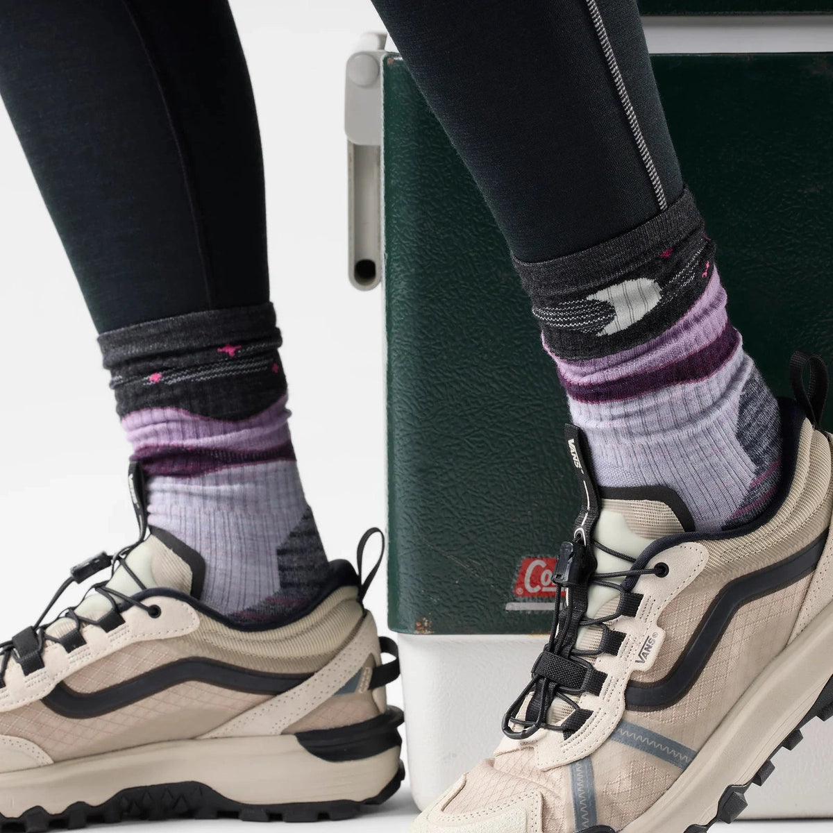 Women's Hike Targeted Cushion Lunar Trek Crew Socks