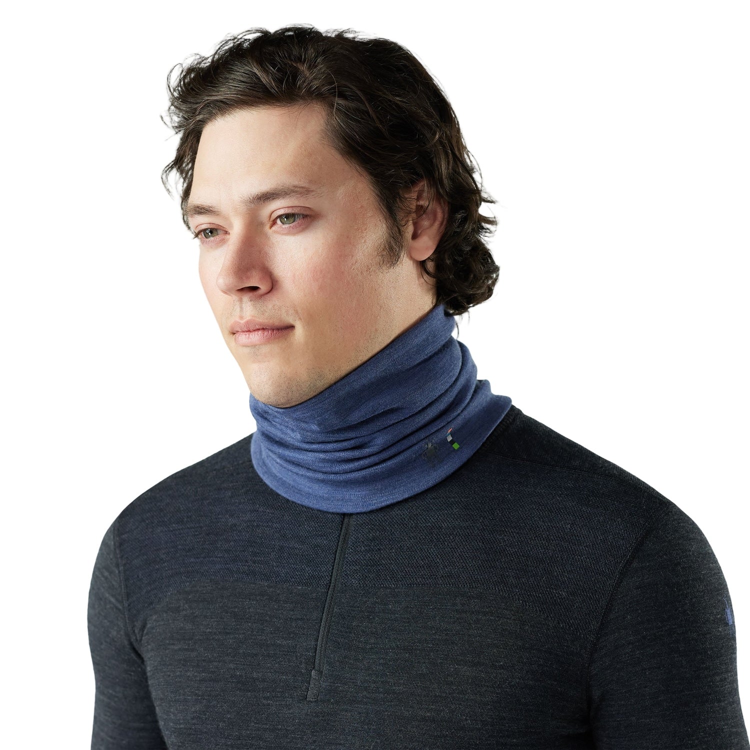 Smartwool 11. HATS - HATS WINTER - HATS WINTER Thermal Merino Reversible Neck Gaiter Q46 NIGHTFALL BLUE-MINK