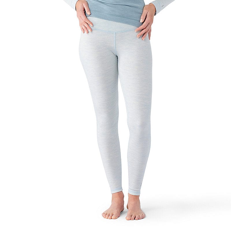 Smartwool 02. WOMENS APPAREL - WOMENS SKI - WOMENS THERMAL BOTTOMS Women's Classic Thermal Merino Base Layer Bottoms M06 WINTER SKY HEATHER