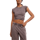 FP Movement 02. WOMENS APPAREL - WOMENS DRESS|SKIRT - WOMENS JUMPERS Women's Hot Shot Crossover Set 2227 CHOCOLATE