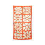 Ultralight Towel Nomadix - BIG FLOWERS EXPEDITION ORANGE