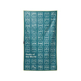 Ultralight Towel Nomadix - PEAKS OF THE WORLD TEAL OCEAN