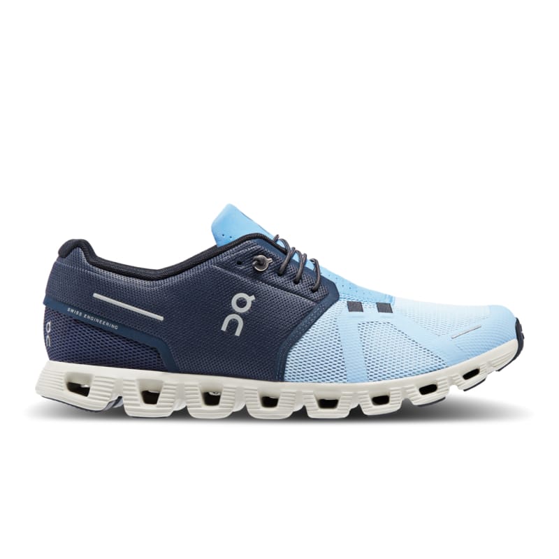 On Running 12. SHOES - MENS RUNNING SHOE Men's Cloud 5 MIDNIGHT | CHAMBRAY
