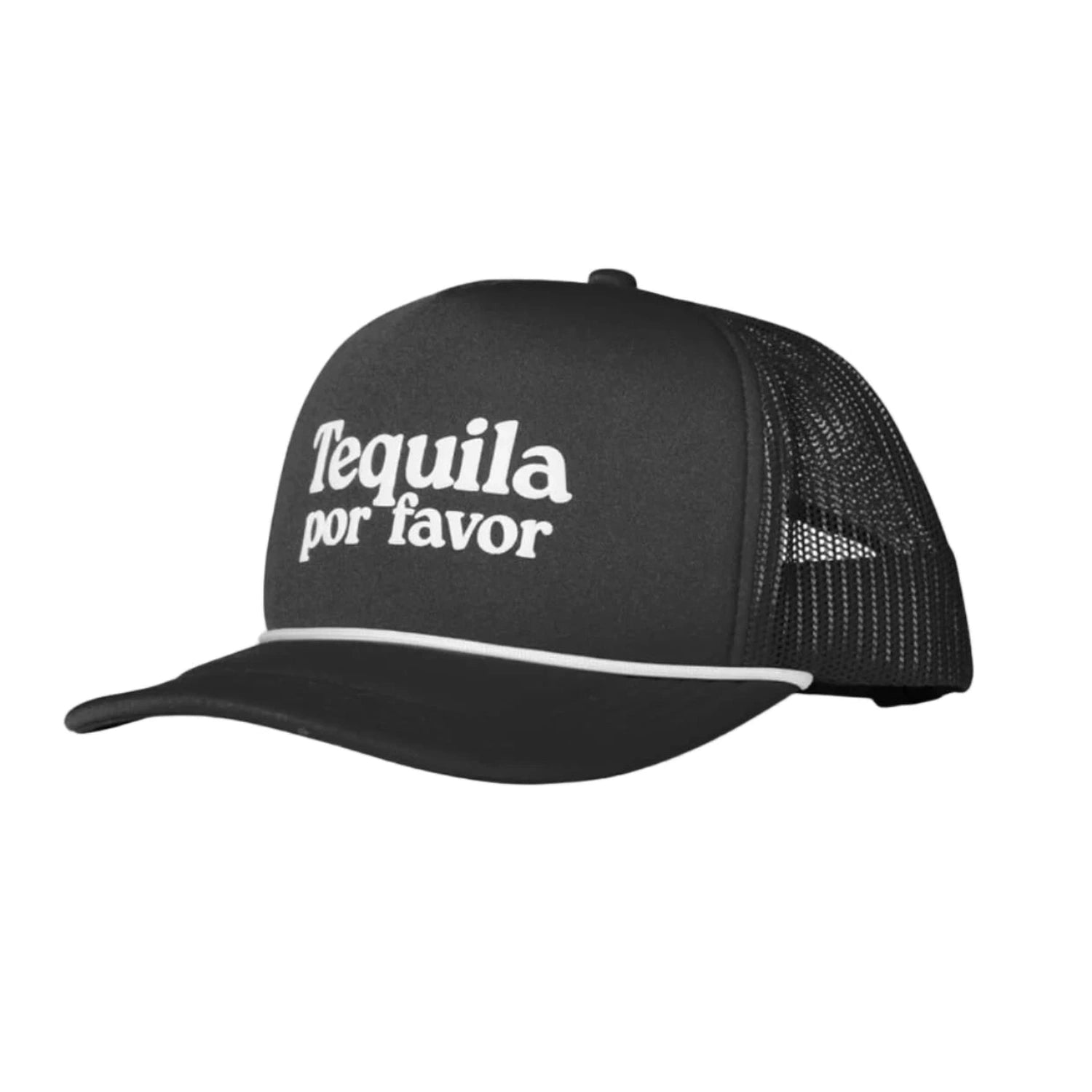 Toes On The Nose 11. HATS - HATS BILLED - HATS BILLED Tequila Por Favor | Foam Trucker Hat BLACK