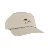 Poncho Outdoors 11. HATS - HATS BILLED - HATS BILLED Poncho Rope Hat TAN MALLARD